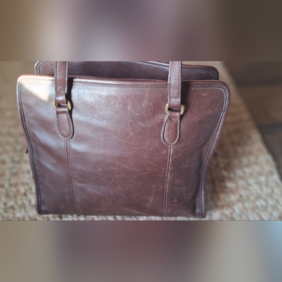 Coach 1941 Vintage leather compartment tote - Picture 5 of 13